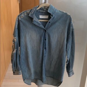 Iro denim oversized shirt